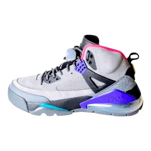 NIKE Air Jordan Spizike 270 Boot 'Smoke Grey' Sneakers Size 8.5 - Picture 7 of 9